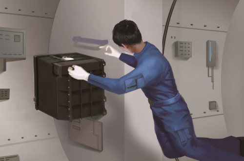 高等植物培养实验室模拟图。(图片来源:中国科学院空间应用工程与技术中心) 高等植物培养实验室模拟图。(图片来源:中国科学院空间应用工程与技术中心)